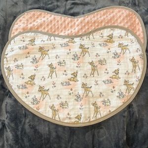 Bambi & Thumper large baby burp cloth